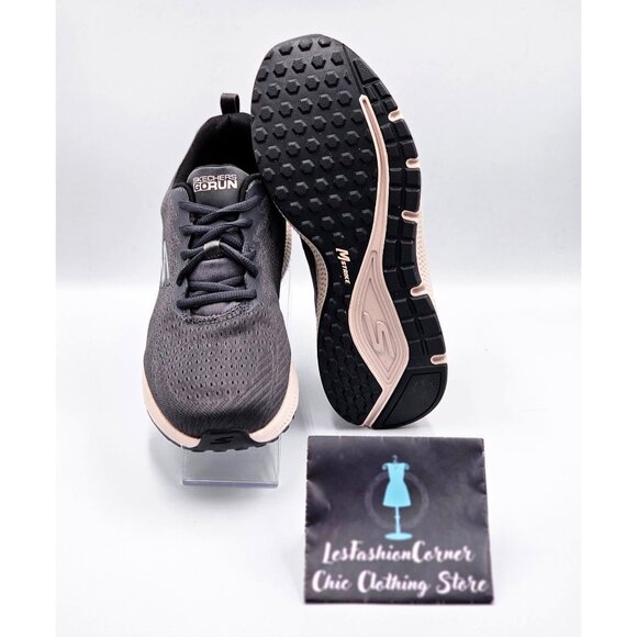 Skechers Women's Gray Pale Pink Go Go Run Consistent Running Shoes Sz 9.5 2152 - Picture 3 of 16